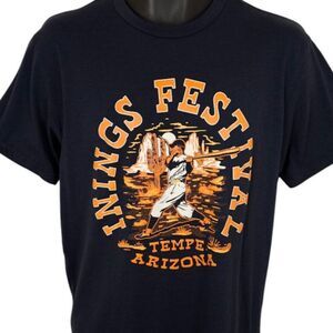 Innings Festival T Shirt Mens Size Large Blue 2024 Red Hot Chili Peppers